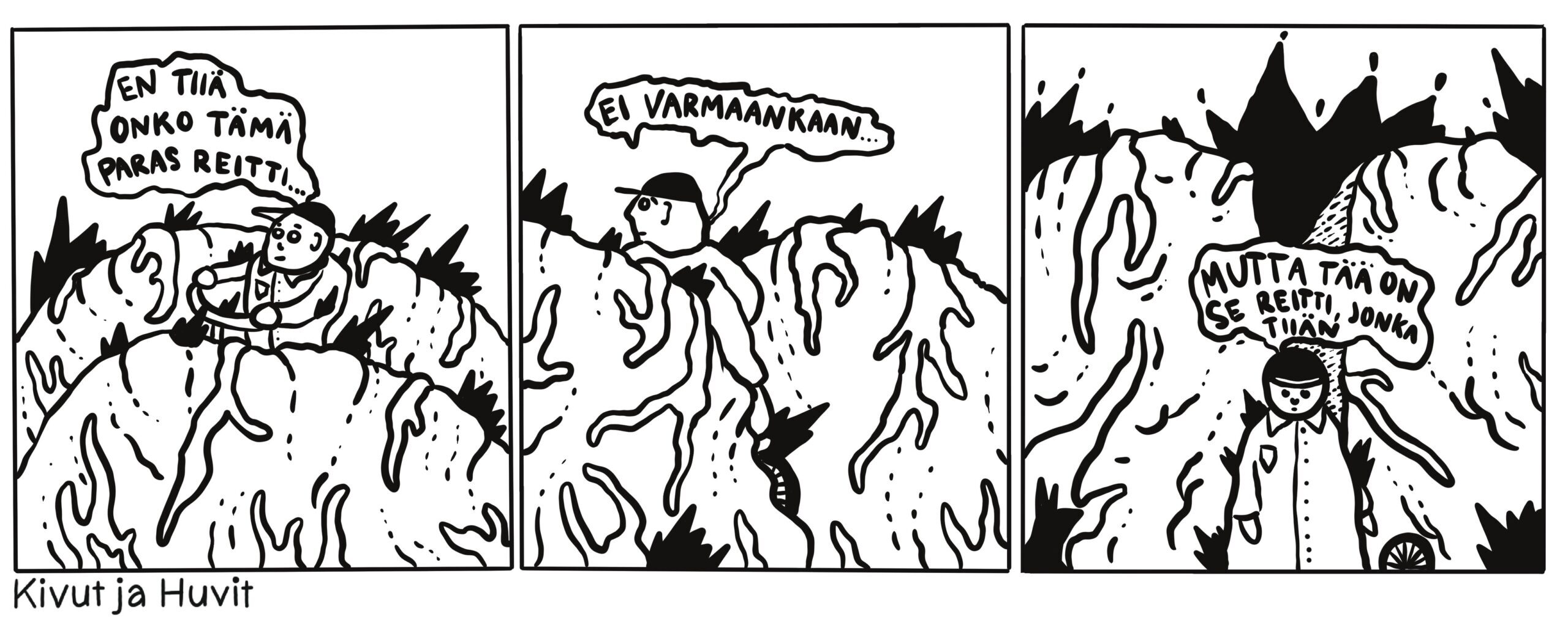 Kivut ja huvit #3: Reitti